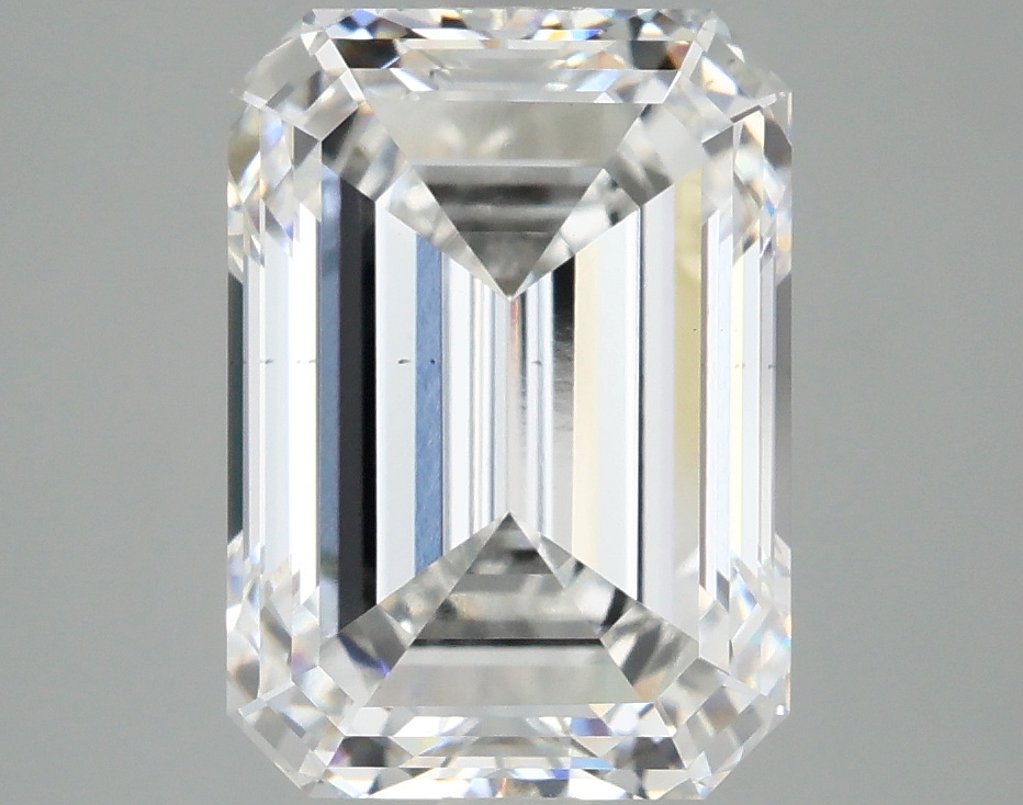 4.13ct Emerald Cut Lab-Grown Diamond, D/VS2, 10.62mm ID