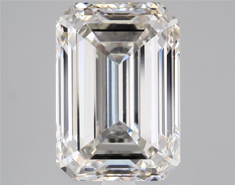4.38ct Emerald Cut Lab-Grown Diamond, H/VVS2, 10.85mm x 7.52mm x 5.16mm