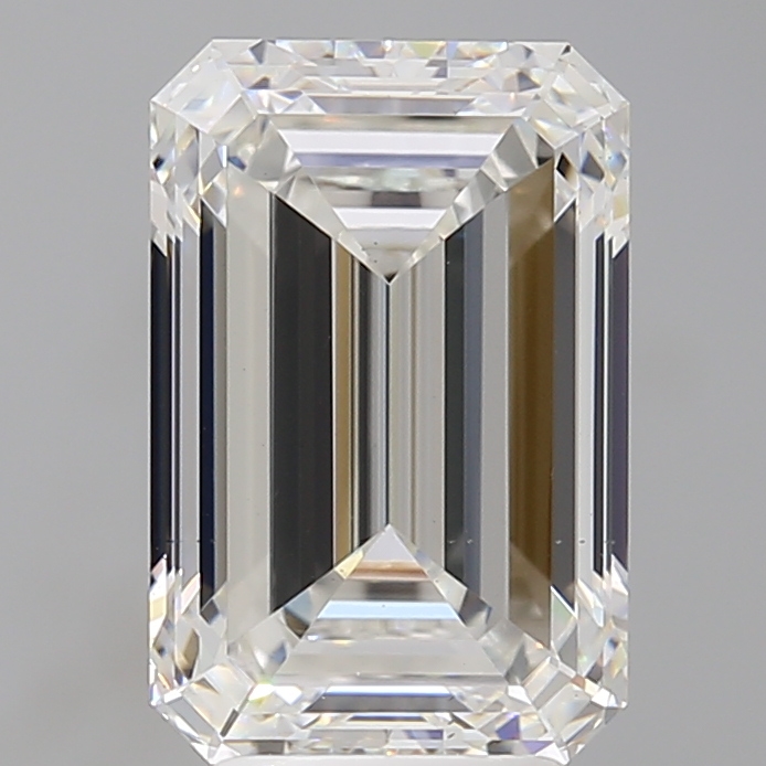 4.51ct Emerald Cut Lab-Grown Diamond, F/VS2, 11.62mm ID