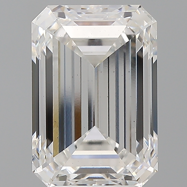 4.55ct Emerald Cut Lab-Grown Diamond, D/VS2, 11.34mm ID