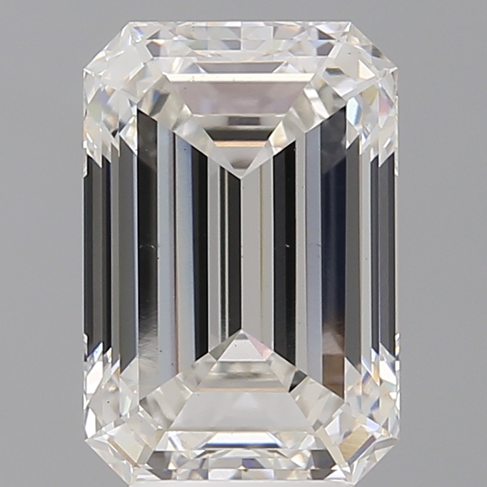 4.59ct Emerald Cut Lab-Grown Diamond, F/VS2, 11.54mm ID