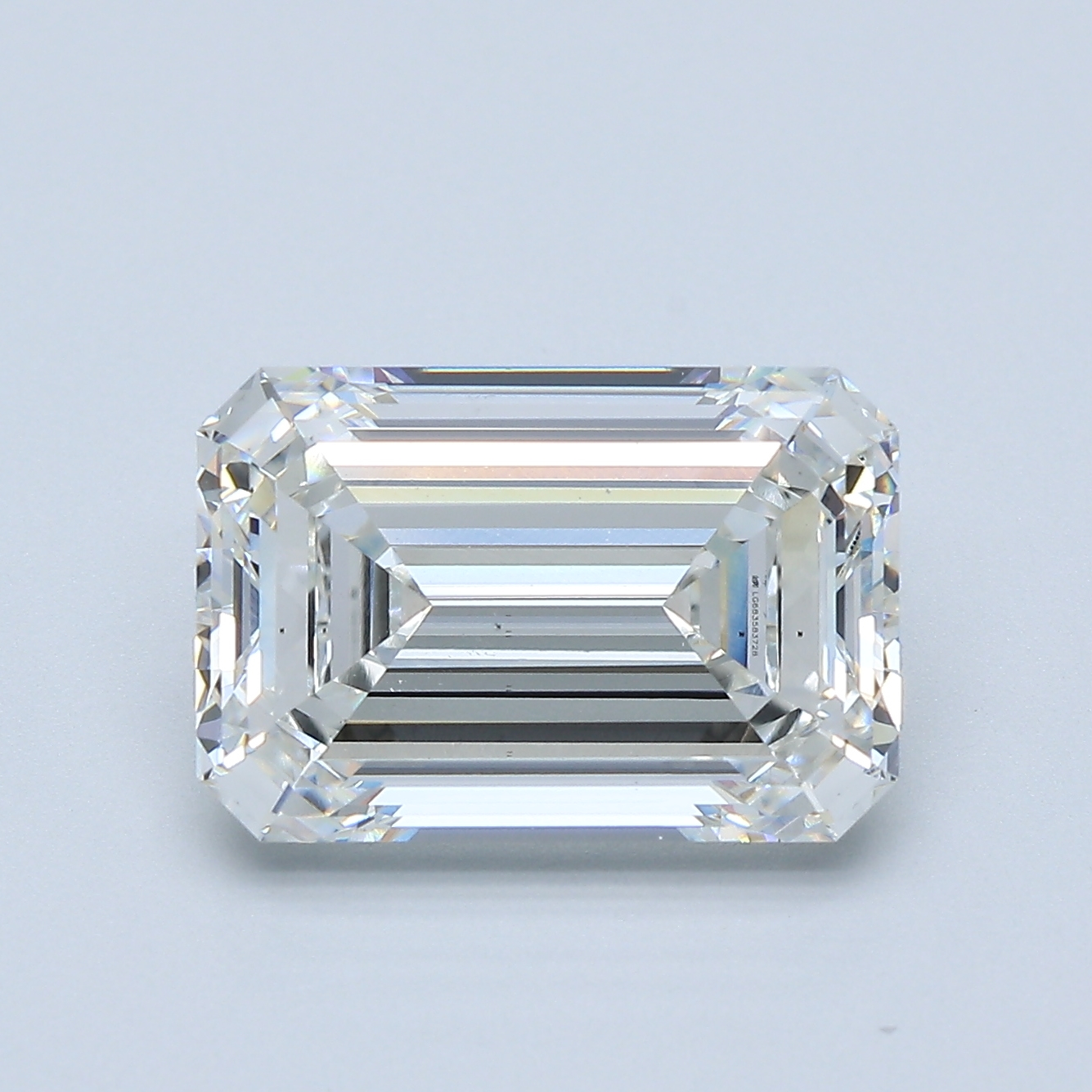 5.08ct lab-grown emerald diamond, F color, VS2 clarity, 11.99mm ID