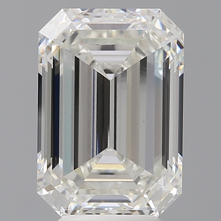 5.51ct Emerald Cut Lab-Grown Diamond, F Color, VVS2 Clarity, IGI Certified