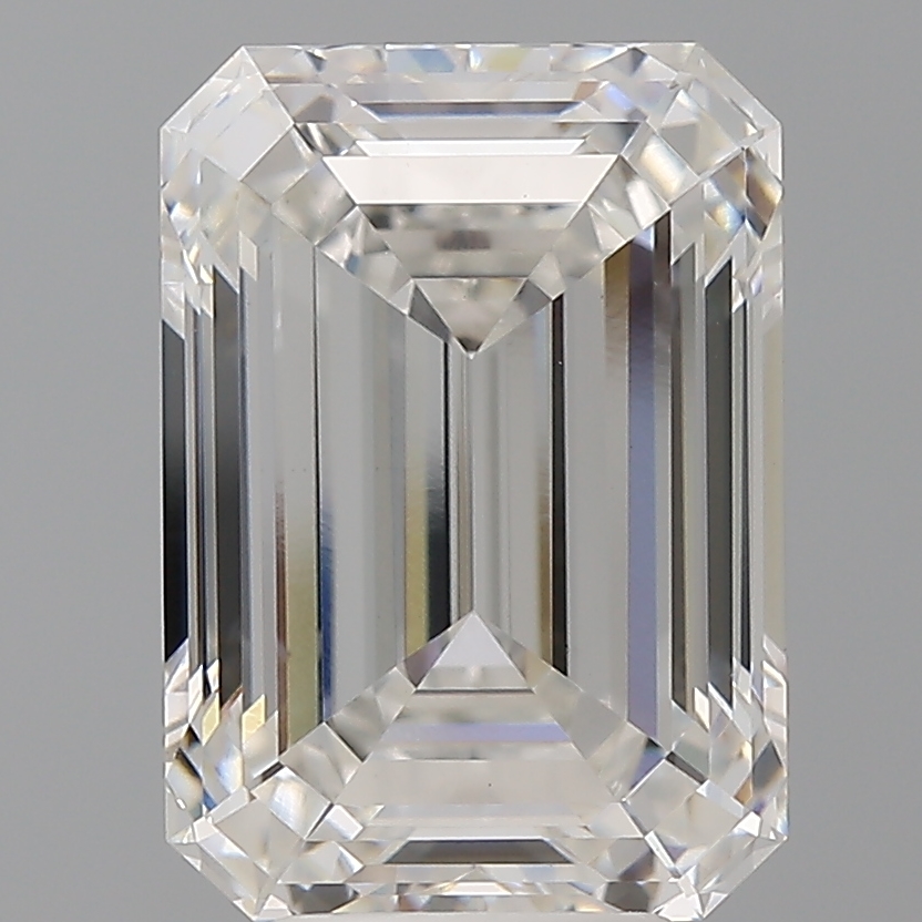 5.58ct Emerald Cut Lab-Grown Diamond, F/VS1, 11.99mm ID