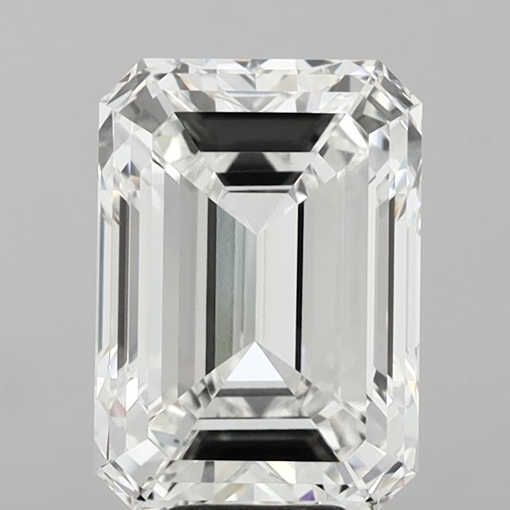 8.53ct Emerald Cut Lab-Grown Diamond, F/VVS2, 13.63mm
