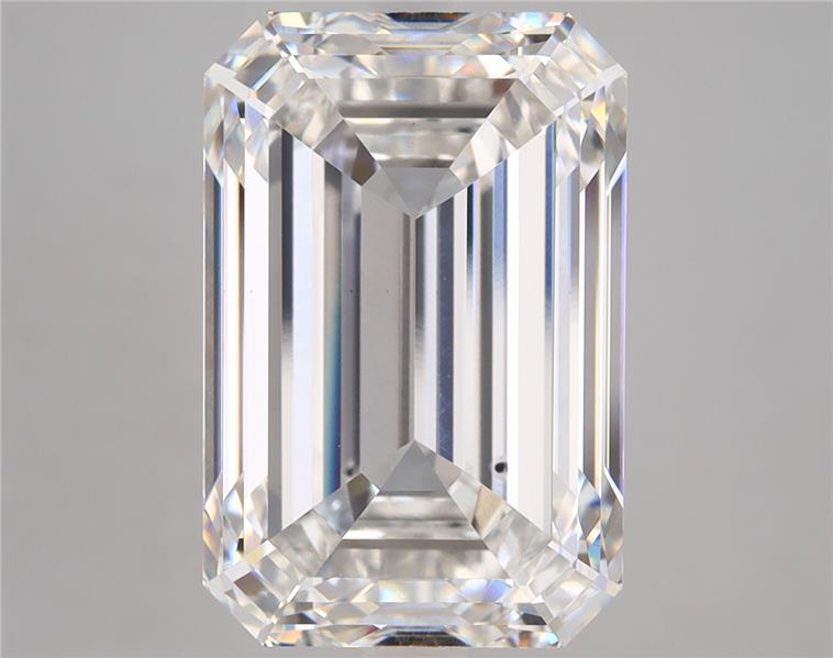 9.03ct Emerald Cut Lab-Grown Diamond, F/VS2, 13.98mm ID