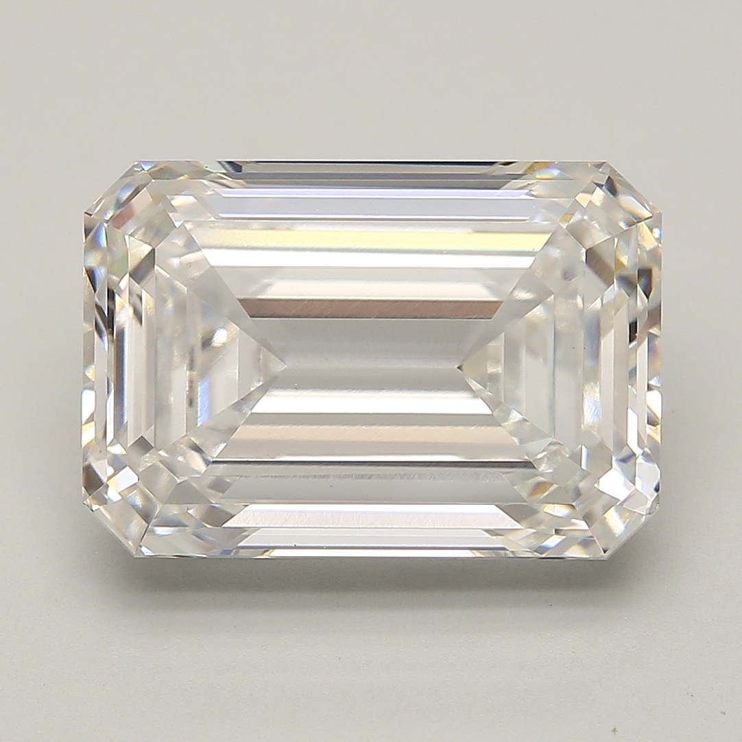 10.02ct Emerald Cut Lab-Grown Diamond, G/VS1, 14.60mm ID