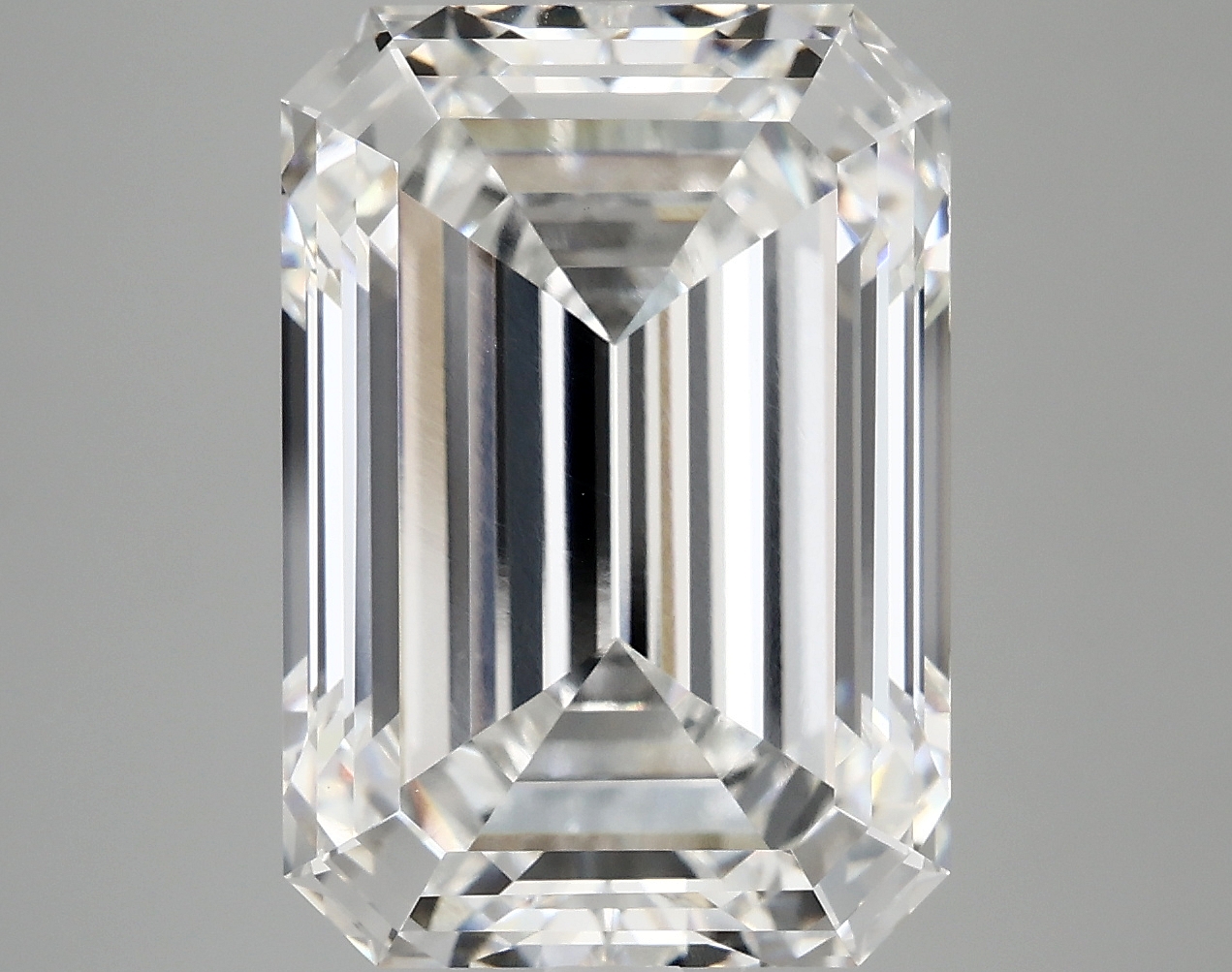 10.04ct lab-grown emerald diamond, E color, VS2 clarity, 14.73 x 10.22 x 6.89 mm