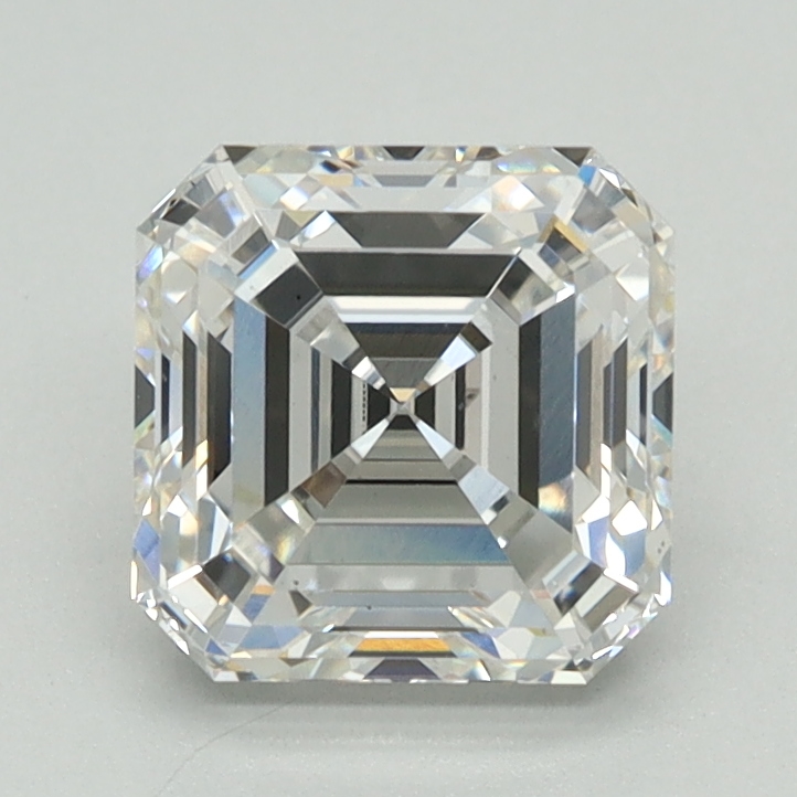 1.62ct lab-grown Asscher diamond, G/VS2, 6.45mm ID