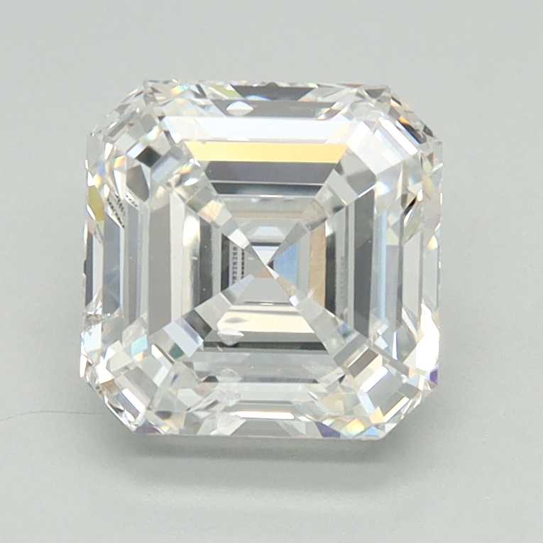 1.67ct Lab-Grown Diamond, Asscher Cut, E Color, SI1 Clarity, 6.66mm ID