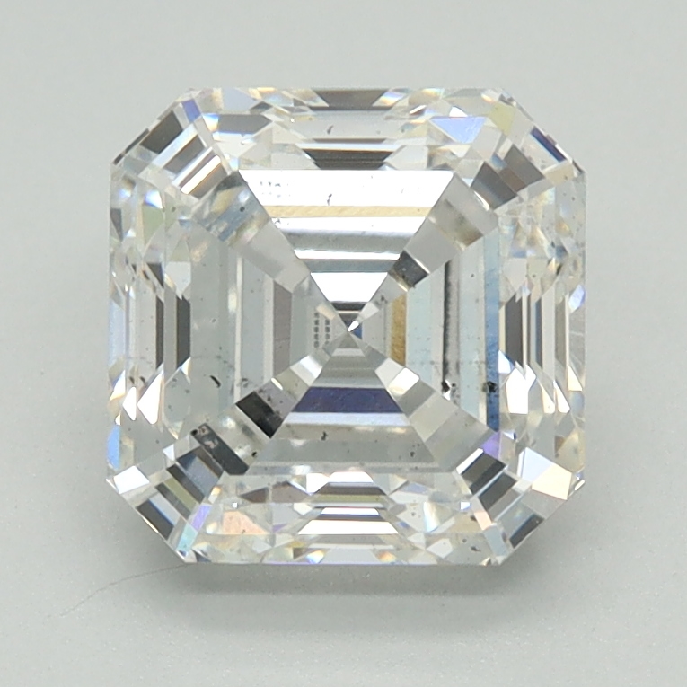 2.15ct Lab-Grown Diamond, Asscher Cut, G Color, SI1 Clarity
