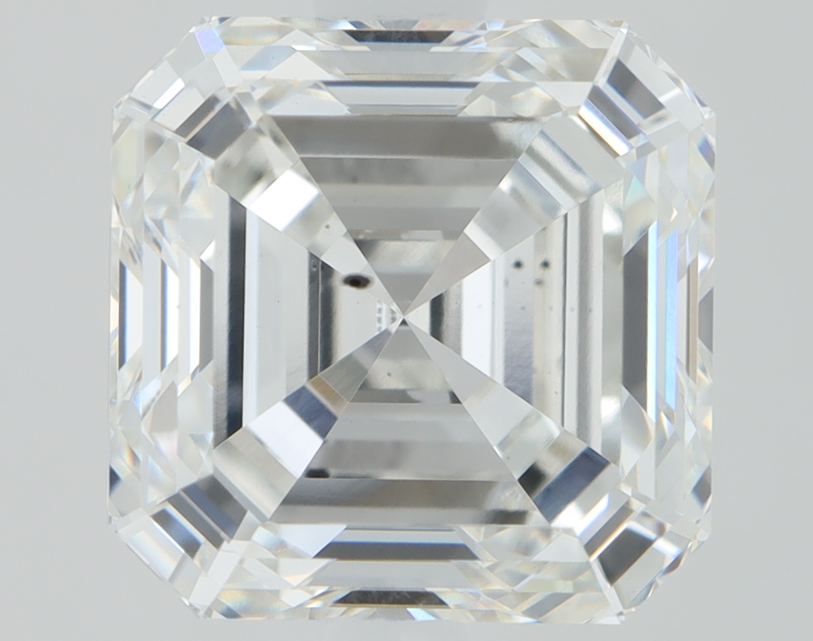 2.17ct Lab-Grown Diamond, Asscher Cut, F Color, SI1 Clarity