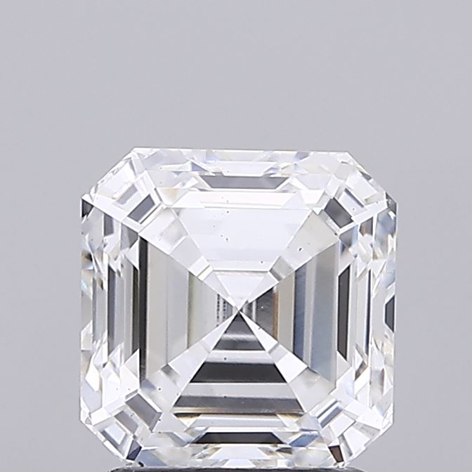 2.22ct Asscher lab-grown diamond