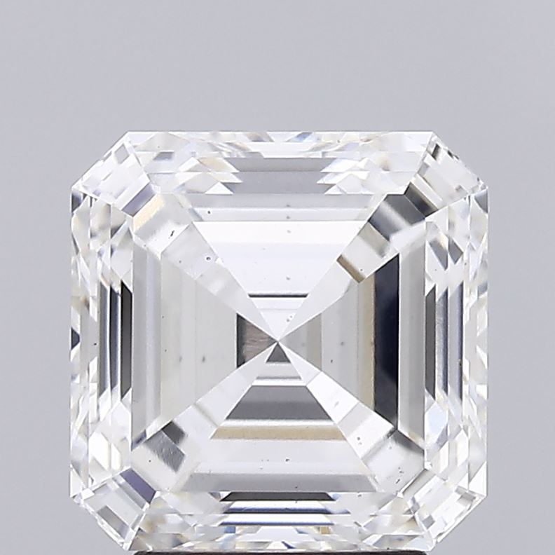 3.59ct lab-grown Asscher diamond, G/VS2, 8.44mm ID