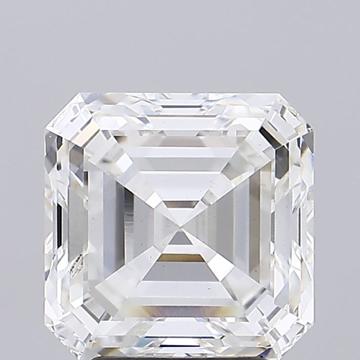 4.17ct Lab-Grown Diamond, Asscher Cut, G/VS1, 8.81mm x 8.75mm x 5.85mm