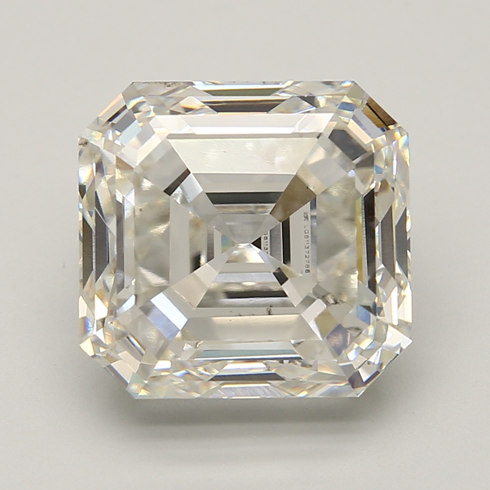 10.04ct Lab-Grown Diamond, Asscher Cut, G Color, VS2 Clarity