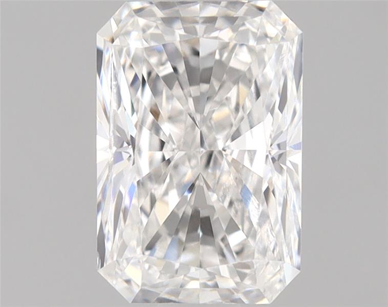 1.02ct Radiant cut lab diamond, E color, SI1 clarity, 7.00x4.77x3.27mm
