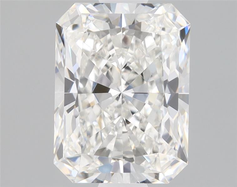 1.17ct Radiant cut lab-grown diamond, F color, VVS2 clarity, 7.21x5.37x3.61mm measurements