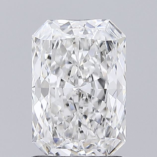 1.42ct Radiant cut lab-grown diamond, E/VVS1, 8.27mm ID