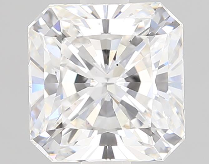 1.55ct Radiant cut lab diamond, E/VS2, IGI certified, 6.69x6.52x4.32 mm