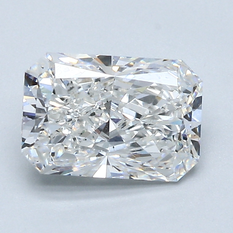 1.63ct Radiant cut lab-grown diamond, E/VS2, 8.31mm ID