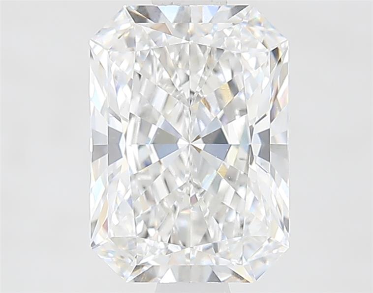 Lab-grown 1.65ct Radiant diamond, F/VS1, 8.31mm ID