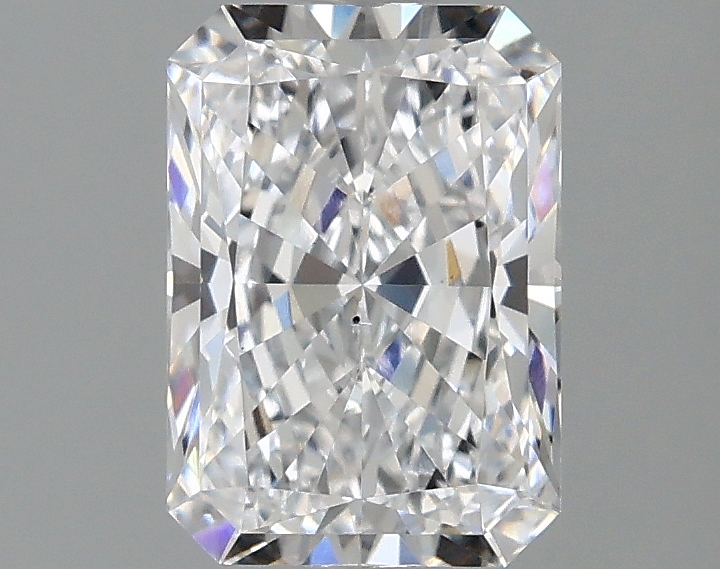 1.71ct Radiant cut lab diamond, D color, VS2 clarity, 8.39mm ID