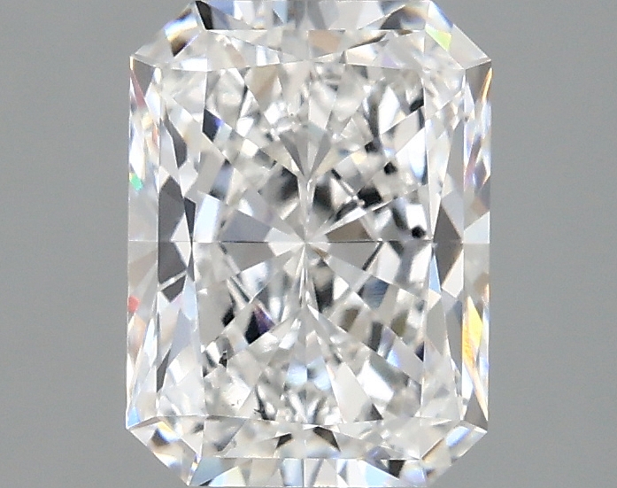 1.73ct Radiant cut lab-grown diamond, E/VS2, 8.19mm ID
