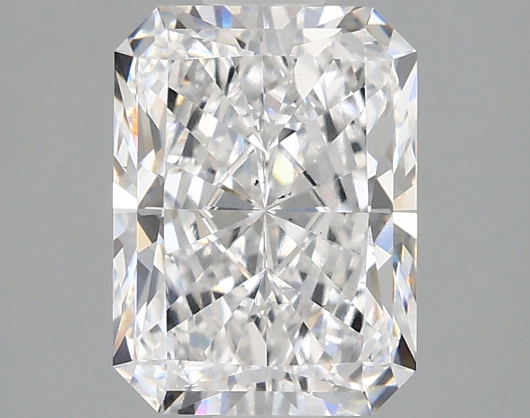 1.86ct Radiant cut lab-grown diamond, E/VS2, 8.35mm x 6.19mm x 4.15mm