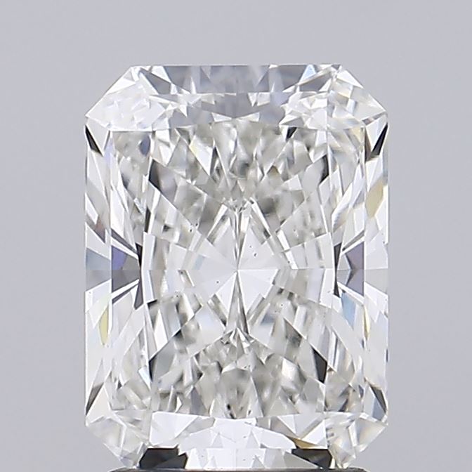 2.11ct Radiant lab diamond, F/VS2, 8.71mm ID