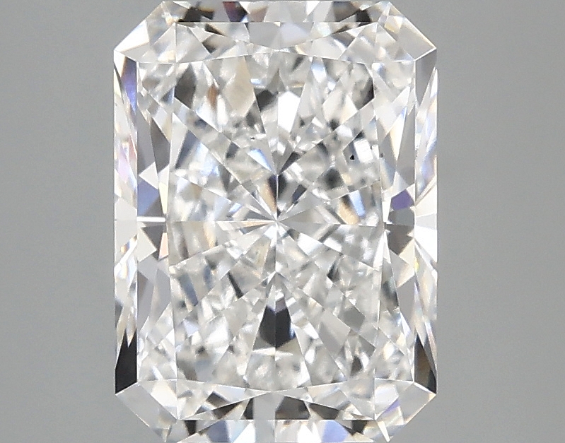 2.52ct Radiant cut lab-grown diamond, E color, VS2 clarity, 9.31mm ID