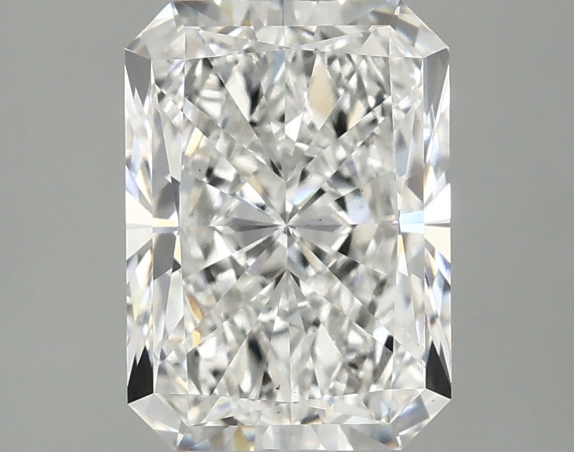 2.54ct Radiant lab diamond, F color, VS2 clarity, 9.53mm ID