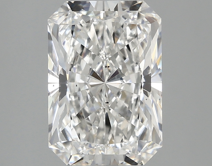2.59ct Radiant cut lab-grown diamond, F color, VS2 clarity, IGI certified