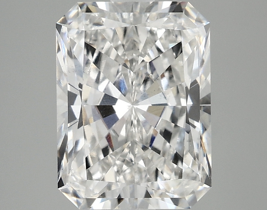 2.95ct Radiant cut lab-grown diamond, F color, VS2 clarity, 9.74mm ID