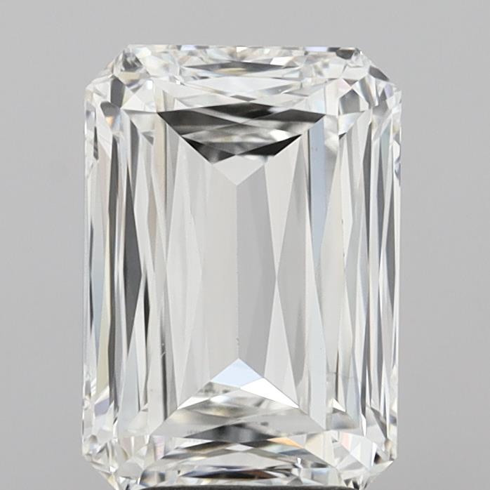 3.58ct Radiant cut lab diamond, E/VVS2, 10.57mm ID