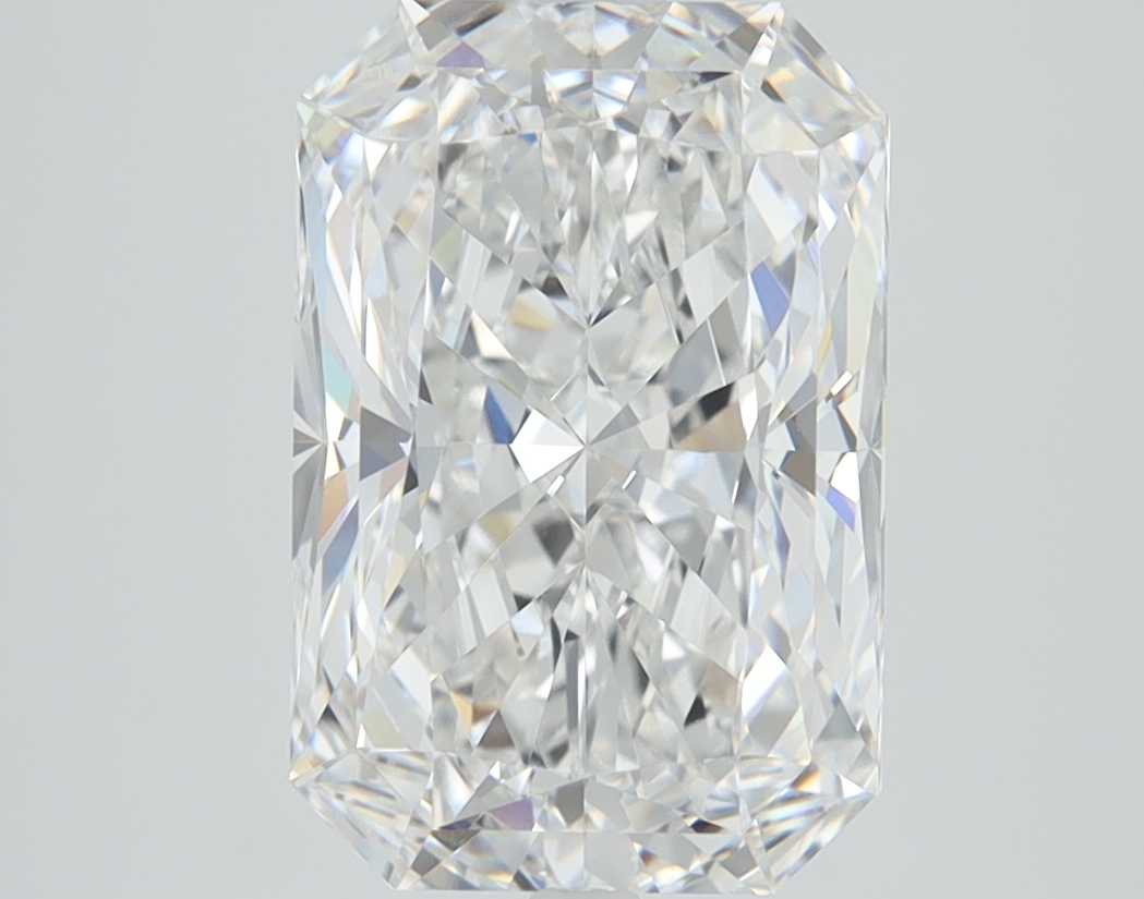 3.72ct Radiant cut lab-grown diamond with D color and VVS1 clarity, measuring 11.29mm in diameter.