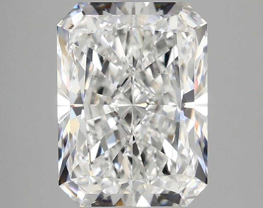 3.89ct Radiant cut lab-grown diamond, D/VS2, 10.72mm x 7.86mm x 5.24mm