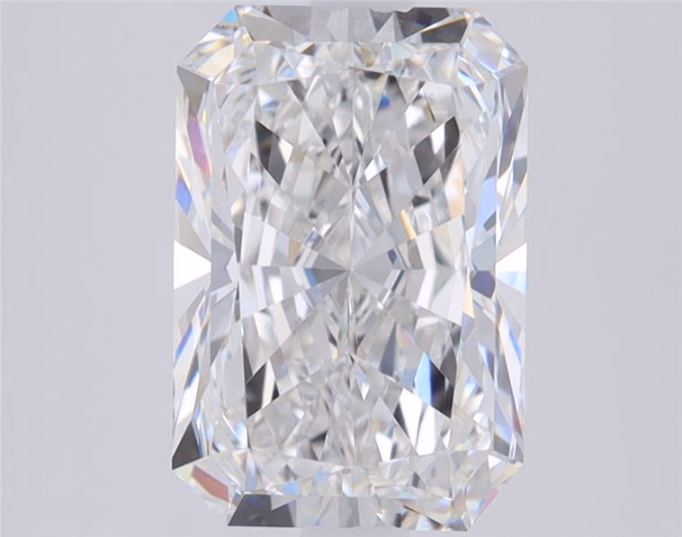 3.95ct Radiant cut lab diamond, E/VVS1, 11.36mm ID
