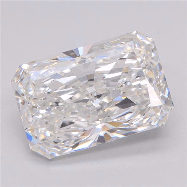 4.1ct Radiant cut lab diamond, D/VVS1, 11.30mm ID