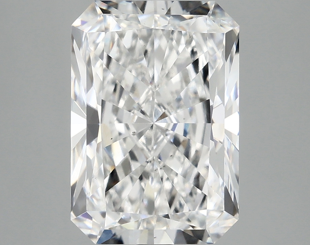 5.1ct Radiant cut lab diamond, D color, VS2 clarity, 12.12mm ID