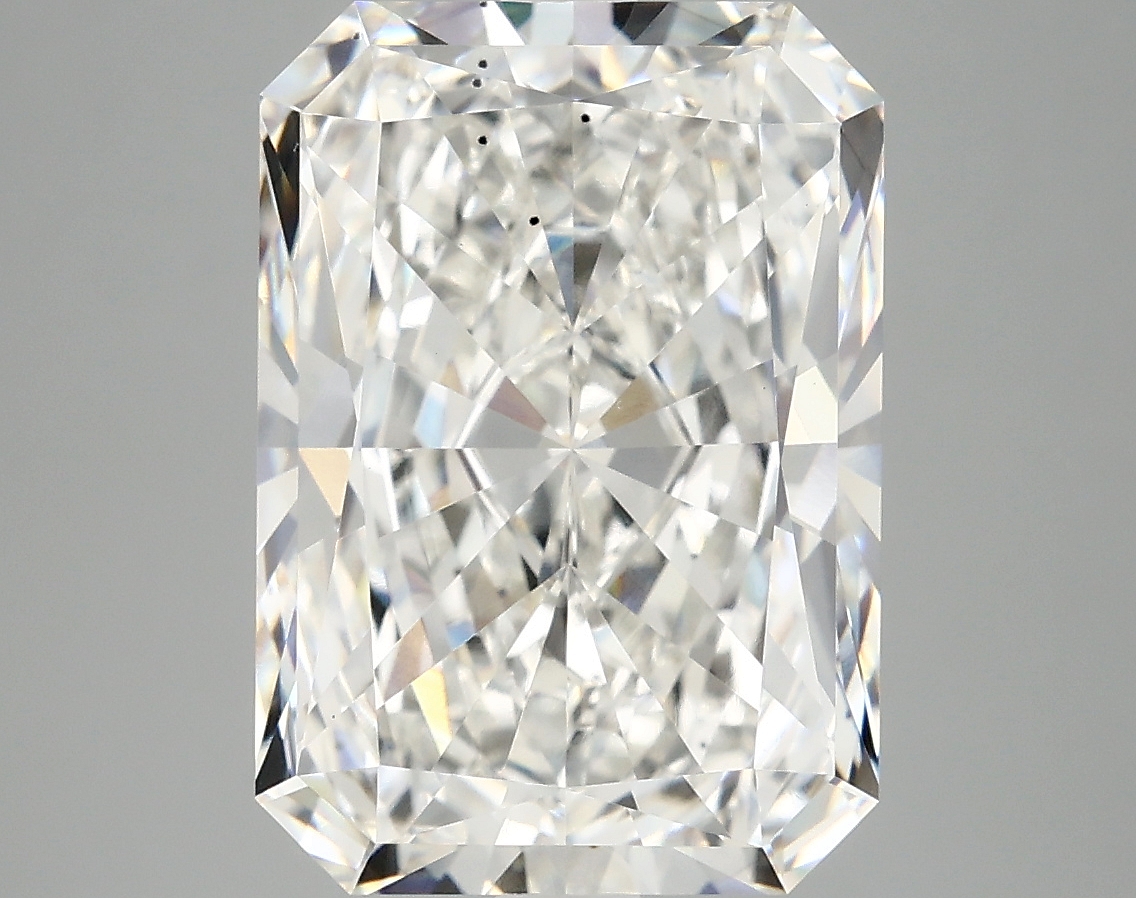 6.93ct Radiant cut lab-grown diamond, F color, VS2 clarity, IGI certified