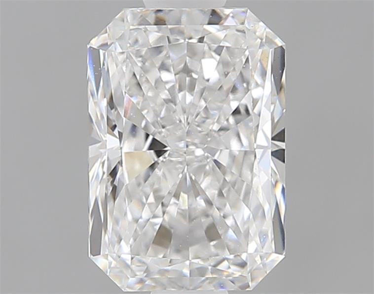 1.03ct Radiant cut lab diamond, E/VS1, 7.12mm x 4.94mm x 3.38mm