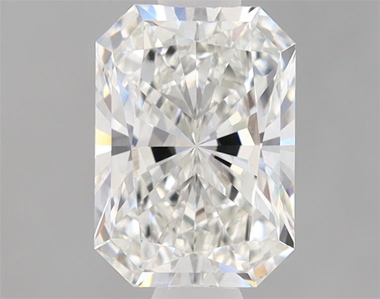 1.04ct Radiant cut lab diamond, F color, VVS2 clarity, 7.19x5.08x3.52mm