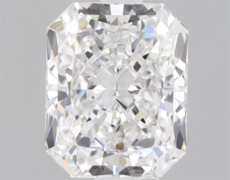 1.05ct Radiant cut lab-grown diamond, E color, VS1 clarity, 6.61x5.29x3.56mm