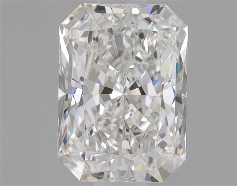 1.05ct Radiant cut lab diamond, F color, VVS2 clarity, 7.28x5.22x3.48mm