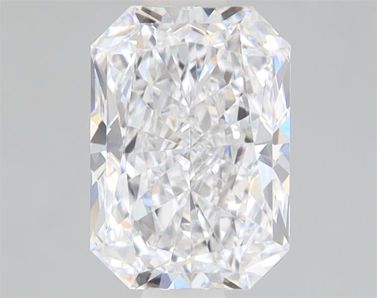 1.06ct Radiant cut lab-grown diamond, D/VVS2, 7.37mm ID