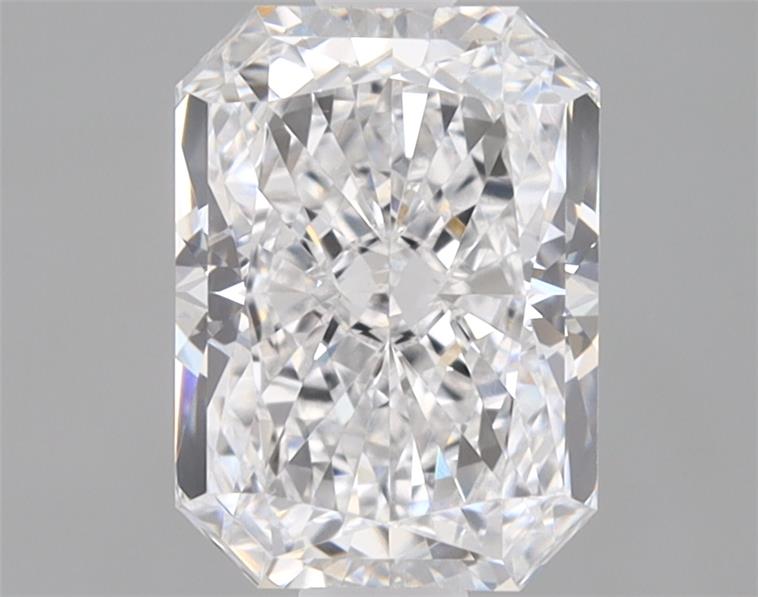 1.07ct Radiant cut lab-grown diamond, D/VVS2, 7.06mm ID