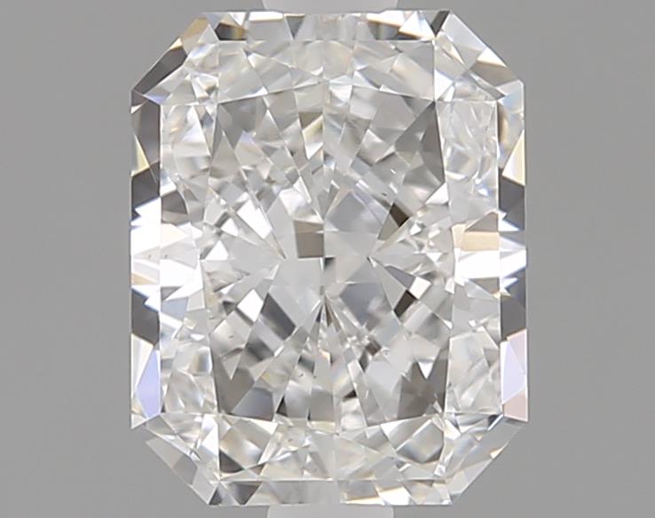 1.07ct Radiant cut lab-grown diamond with E color and VS1 clarity, measuring 6.92x5.54x3.41mm.