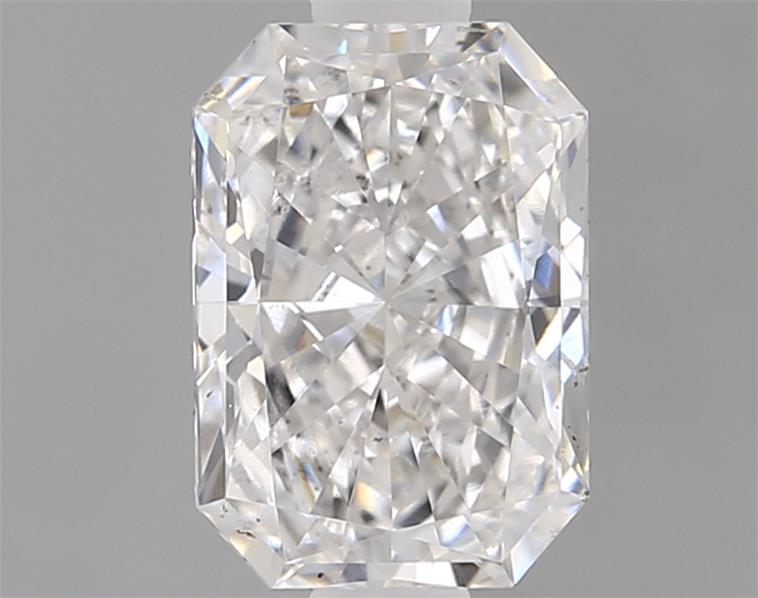 1.07ct Radiant cut lab-grown diamond, E/VS2, 7.43mm x 5.24mm x 3.42mm