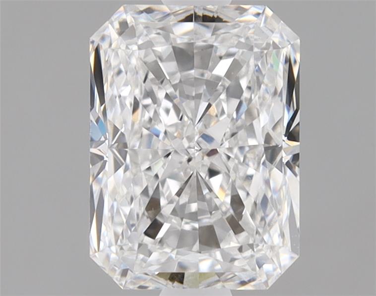 1.09ct Radiant cut lab-grown diamond, E/VVS2, 7.01mm x 5.15mm x 3.33mm